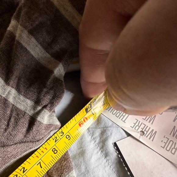 Lularoe 3X heather brown with white stripe Julia T-shirt dress .NWT - Picture 6 of 7